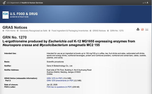 L-Ergothioneine &amp; Better Sleep: A Hormone-Free Approach to Restful Nights