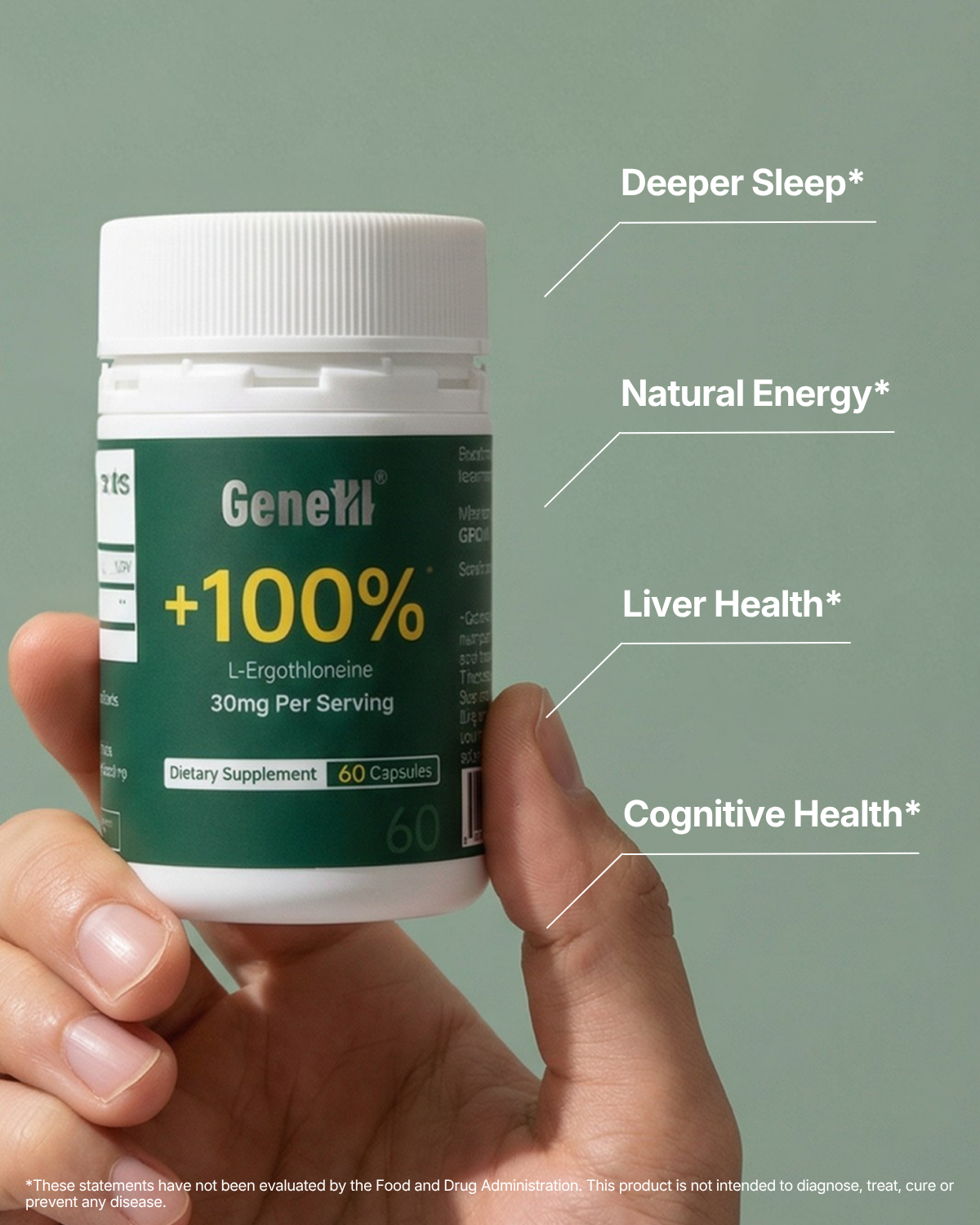 GeneIII® L-Ergothioneine 30mg