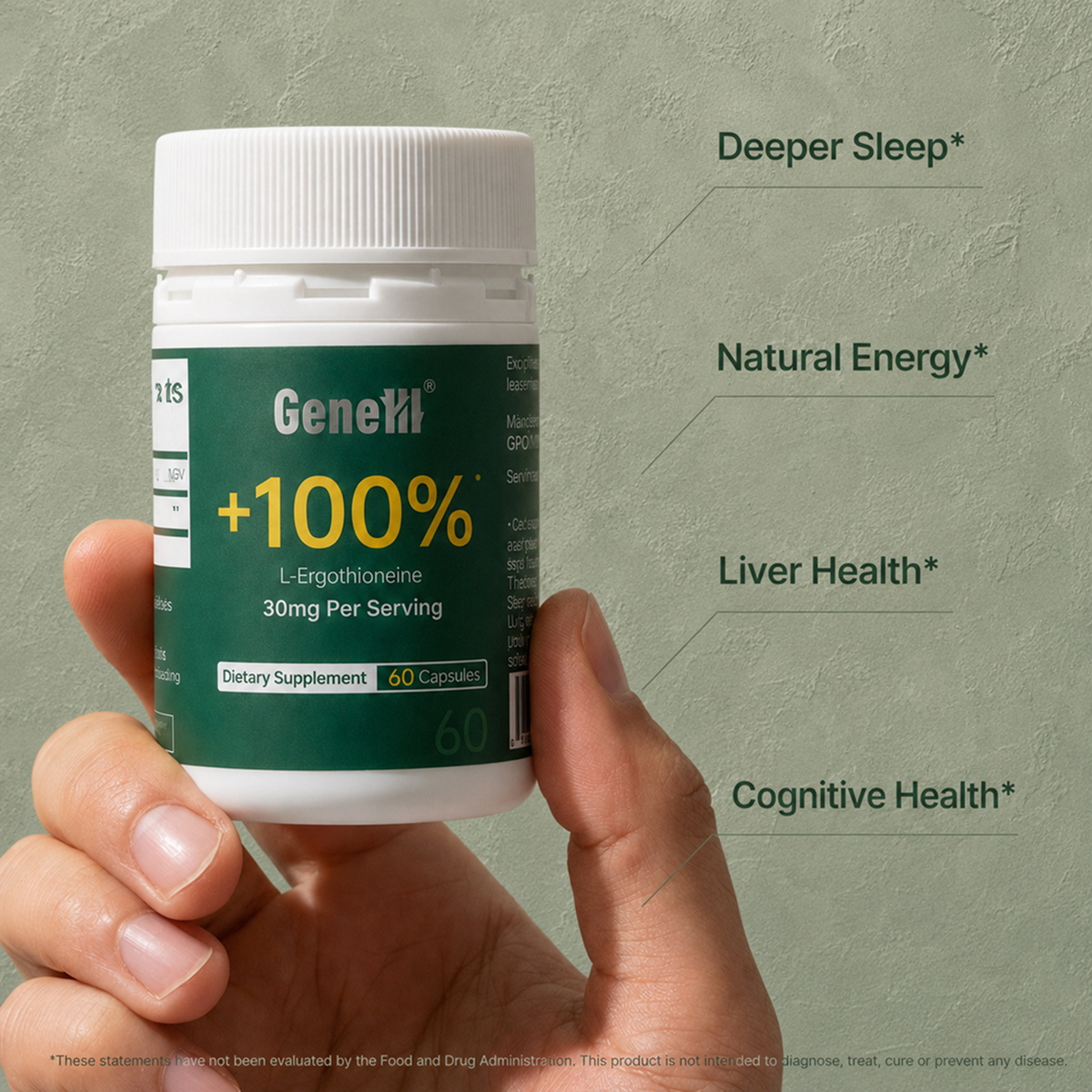 GeneIII® L-Ergothioneine 30mg