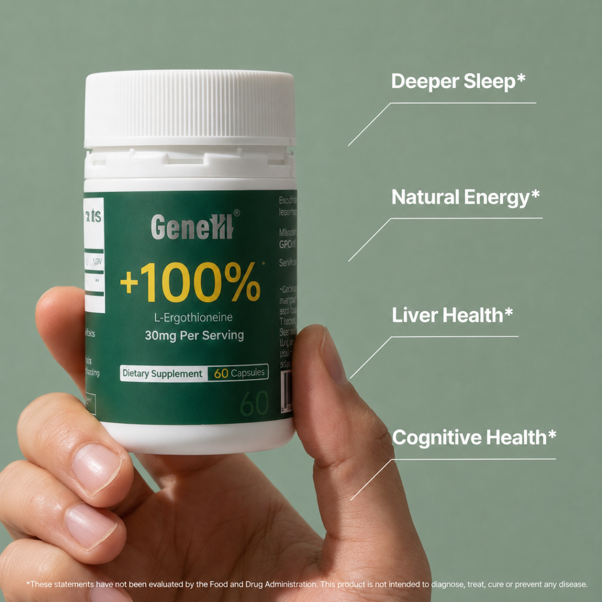 GeneIII® L-Ergothioneine 30mg